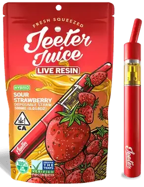 Pod Thc Jeeter Juice Sour Strawberry