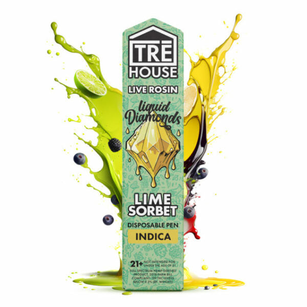 TRE House Live Rosin Liquid Diamond Descartável | 2g