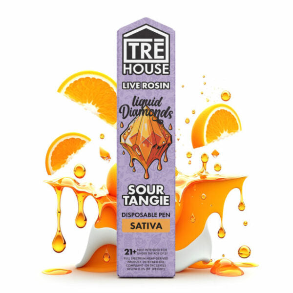 TRE House Live Rosin Liquid Diamond Descartável | 2g